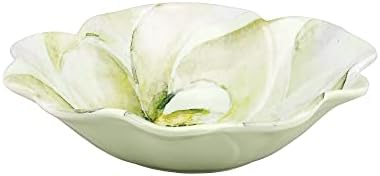 UP 12 Piece Magnolia Melamine Dinnerware Sets, Outdoor Dishes Set, Plates and Bowls Sets, Service for 4, Green - Image 5