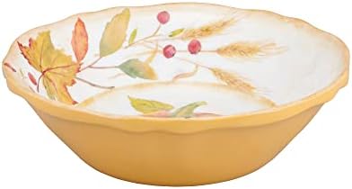 UP 12 Piece Pumpkin Melamine Dinnerware Sets, Outdoor Dishes Set, Plates and Bowls Sets, Autumn Thanksgiving Decorations, Service for 4, Orange - Image 7