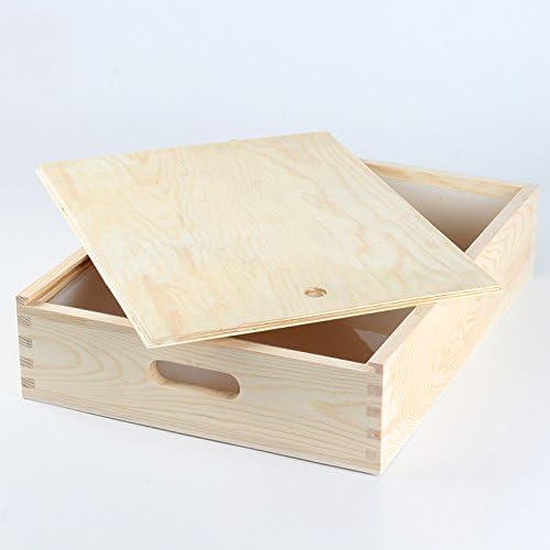 Nicole Large Soap Molds Rectangle Silicone Liner for 18 Bar Mold with Wooden Box and Lid DIY Handmade Soap Making Tools