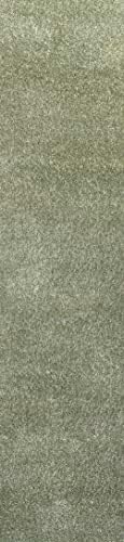 JONATHAN Y Haze Solid Low-Pile Green Runner Rug 2x8, Coastal,Bohemian,Minimalist,Classic, Easy-Cleaning for Living Room,Bedroom,Kitchen,Pet Friendly,Non-Shedding (SEU100O-28) - Image 3