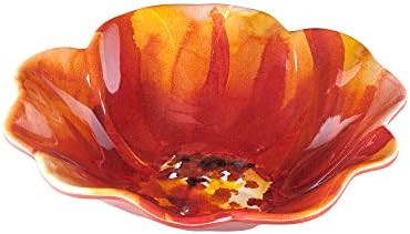 UPware 12 Piece Floral Melamine Dinnerware Sets, Outdoor Dishes Set, Plates and Bowls Sets, Service for 4, Multicolor - Image 6