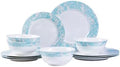 Plates and Bowls Sets, Dinnerware Set for 4 by fhgnysm