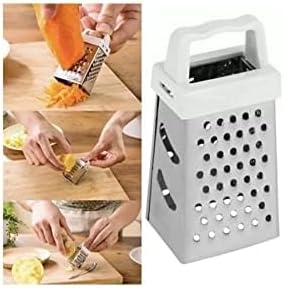 Mini Garlic Grater, Stainless Steel Cheese Ginger Vegetable Spices Small Grater for Kitchen