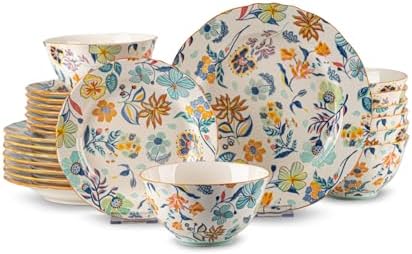 Ceramic Dinnerware Set, Series Western Ⅰ(Fragrant Courtyard) by FANGJING