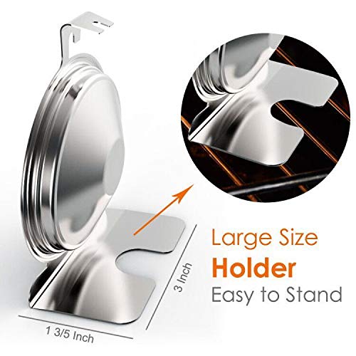 Efeng Large 3.5" Oven Thermometers for Gas/Electric Oven with Large Hanger&Base,Safety Leave-in Oven,Easy to Read Number,No Fading Color for Long time Cooking
