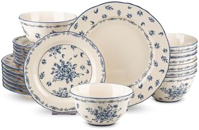 Ceramic Dinnerware Set, Series Western Ⅰ(Vintage Cobalt Blue) by FANGJING