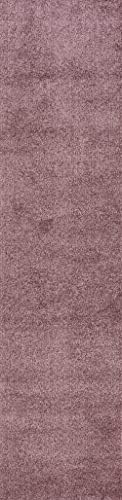 JONATHAN Y Haze Solid Low-Pile Light Purple Runner Rug 2x10, Coastal,Bohemian,Minimalist,Classic, Easy-Cleaning for Living Room,Bedroom,Kitchen,Pet Friendly,Non-Shedding (SEU100R-210) - Image 2