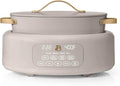 Beautiful 10-in-1 6Qt Electric Multi-Cooker with 7 Presets,Oven-Safe Pot & Lid,Sauté, Steam,Slow Cook,Slow Cooker, Simmer,Rice & More,Touch Display,Dishwasher Safe,Serves Up to 7(Porcini Taupe)