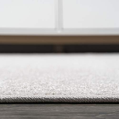 JONATHAN Y Haze Solid Low-Pile Ivory 4x6 Oval Indoor Area Rug, Coastal,Bohemian,Minimalist,Classic, Easy-Cleaning for Living Room,Bedroom,Kitchen,Pet Friendly,Non-Shedding (SEU100D-4OV) - Image 6