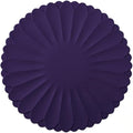 Heat-Resistant Silicone Trivet Mats, Non-Slip Hot Plate Holder for Kitchen Countertops & Dining Table, Reusable Pot Holder Pad with Secure Grip, Dishwasher Safe (Purple, Diameter: 30cm/11.81")