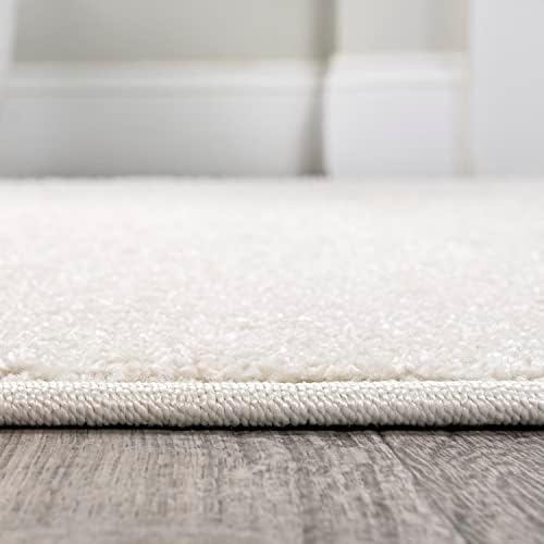 JONATHAN Y Haze Solid Low-Pile Cream Runner Rug 2x10, Coastal,Bohemian,Minimalist,Classic, Easy-Cleaning for Living Room,Bedroom,Kitchen,Pet Friendly,Non-Shedding (SEU100T-210) - Image 6