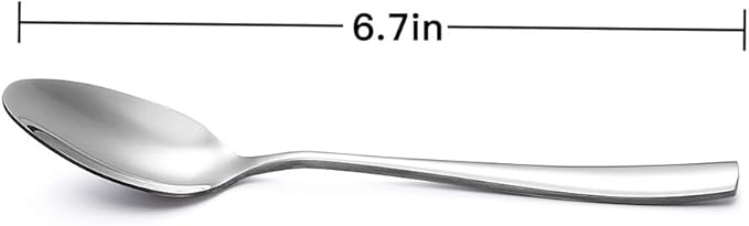 24-Piece Stainless Steel Teaspoon,6.7-Inches