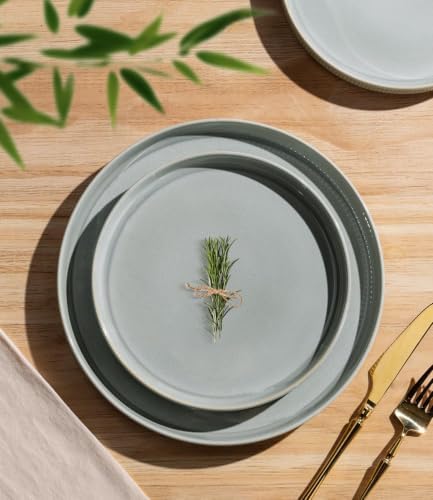 TheTerra Ceramic Dinnerware Set for 4, 16-Piece Plates and Bowls Set - Image 3