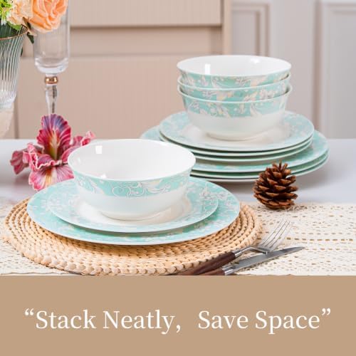 Plates and Bowls Sets, Dinnerware Set for 4 - Image 5
