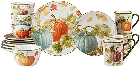 Certified International Harvest Autumn Havest 16 Pc Dinnerware Set, Service for 4, Multicolor by CERTIFIEDINTERNATIONAL