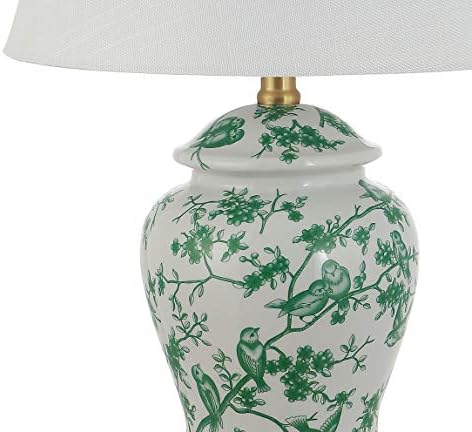JONATHAN Y Penelope Ginger Jar 22" LED Table Lamp, White/Green - Image 6