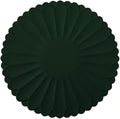 Heat-Resistant Silicone Trivet Mats, Non-Slip Hot Plate Holder for Kitchen Countertops & Dining Table, Reusable Pot Holder Pad with Secure Grip, Dishwasher Safe (Green, Diameter: 30cm/11.81")