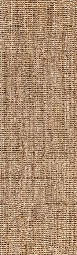 JONATHAN Y Pata Hand Woven Chunky Jute Natural Runner Rug, 2x20, Bohemian, Rustic, Cottage, Easy-Cleaning for Living Room, Bedroom, Kitchen, Non-Shedding (NRF102A-220) - Image 3