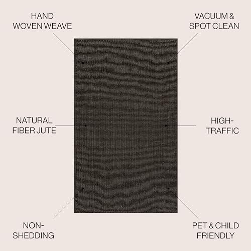 JONATHAN Y Pata Hand Woven Chunky Jute Brown Indoor Area Rug, 8x10, Bohemian, Rustic, Cottage, Easy-Cleaning for Living Room, Bedroom, Kitchen, Non-Shedding (NRF102G-8) - Image 2