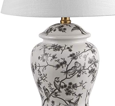JONATHAN Y Penelope Ginger Jar 22" LED Table Lamp, Gray/White - Image 5