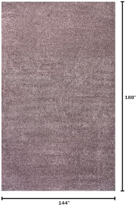 JONATHAN Y Haze Solid Low-Pile Light Purple Indoor Area Rug 12x15, Coastal,Bohemian,Minimalist,Classic, Easy-Cleaning for Living Room,Bedroom,Kitchen,Pet Friendly,Non-Shedding (SEU100R-15) - Image 2
