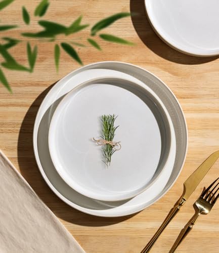 TheTerra Ceramic Dinnerware Set for 4, 16-Piece Plates and Bowls Set - Image 3