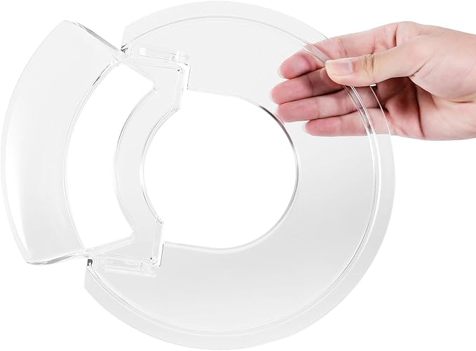 Pouring Shield for KitchenAid-Secure Pouring Shield with Removable Pour Spout for KitchenAid 4.5-5 Quart Tilt-Head Stand Mixers, Splatter Guard Fits for Stainless Steel, Glass, Ceramic Bowls