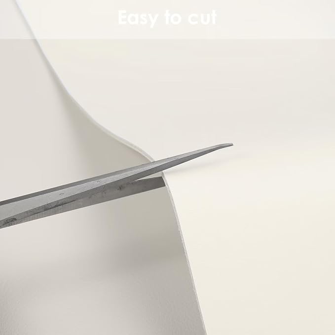 Leather Table Cover,1.8mm Thick,12x84 Inch Desk Cover,Dresser Cover Top,Dresser Protector Top,Dresser Cover,End Table Cover.(White+White,12x84)