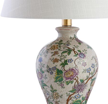 JONATHAN Y Grace 24" French Country Floral Urn Ceramic Lamp, Multi-Colored - Image 6
