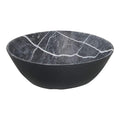 Carlisle FoodService Products Ridge Reusable Plastic Bowl for Home and Restaurant, Melamine, 52 Ounces, Soapstone