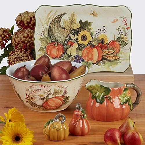 Certified International Harvest Morning 11" Dinner Plates, Multicolor, Large, Set of 4 (Pack of 3) - Image 6