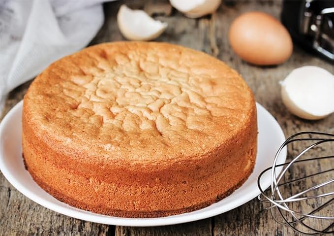 Winco Heavy-Duty Round Aluminum Layer Cake Pan, 6" x 3"