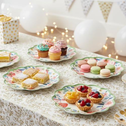 Melamine Dinner Plates Set of 4, 11-Inch Strawberry Plates - Image 3