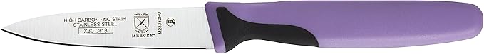 Mercer Culinary Millennia Colors 5-Piece Magnetic Board Set with Purple Handles, Rubberwood, 5 x 15 x 15 inches