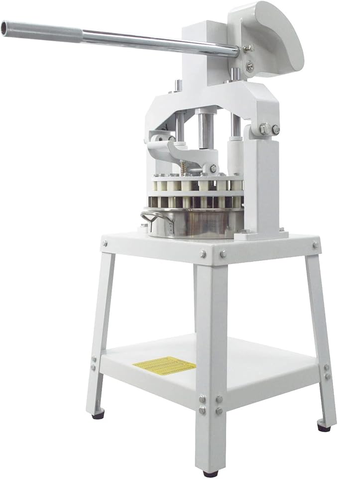 INTSUPERMAI Dough Divider Cutter Machine 1.59oz-8.46oz Dough Divider and Rounder Machine 24PCS Manual Dough Quantitative Partition Machine