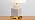 JONATHAN Y Cleo 21.5" Red & White Ceramic Table Lamp with Brass Base - Image 7