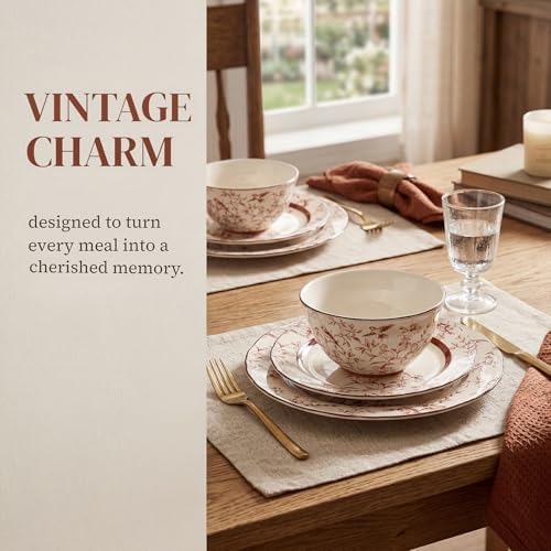 Ceramic Dinnerware Set, Series Western Ⅰ(Bird on Branch) - Image 2