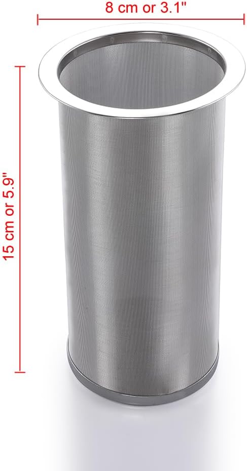 MODERNJOE'S Premium Infuser Cold Brew Coffee Maker for 1 Quart Wide Mouth Mason Jars. Cold Brew Coffee Filter. Perfect for Ice Coffee and Tea. 50 Micron EXTRA Fine Mesh 304 Stainless Steel