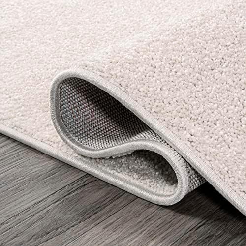 JONATHAN Y Haze Solid Low-Pile Ivory Indoor Area Rug 9x12, Coastal,Bohemian,Minimalist,Classic, Easy-Cleaning for Living Room,Bedroom,Kitchen,Pet Friendly,Non-Shedding (SEU100D-9) - Image 6
