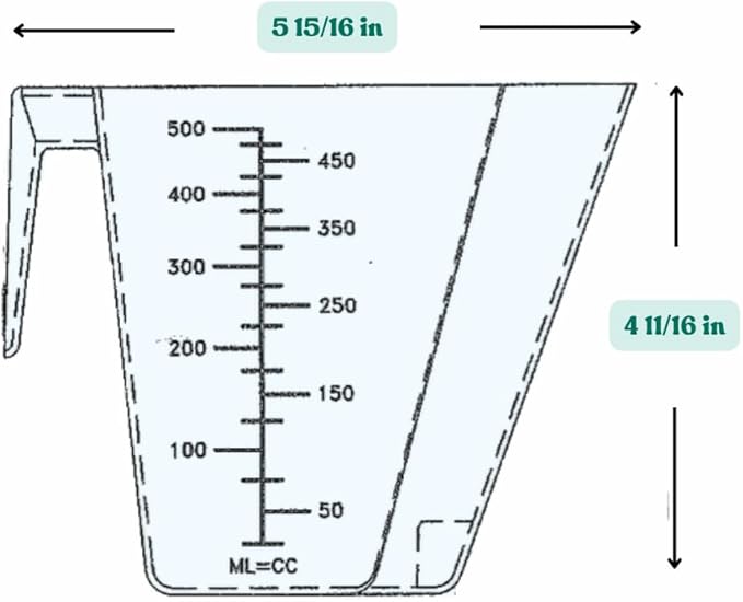 2 Cup (1 Pint | 16 Oz. | 500 mL) Scoop for Measuring Coffee, Pet Food, Grains, Protein, Spices and Other Dry Goods (Pack of 100)