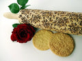 Rolling pin BLOSSOMS WALTZ. Wooden embossing rolling pin with Oriental flowers. Embossed cookies. Pottery. Birthday gift. Gift for mother