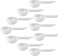 1 Tablespoon Measure Spoon Short Handle Scoops for Canisters by powbab. Made in USA. Dual Use Powder Measure for 1 Teaspoon to 1 Tablespoon Scoop. Protein, Spices, Coffee Scoop. BPA Free (10 count)