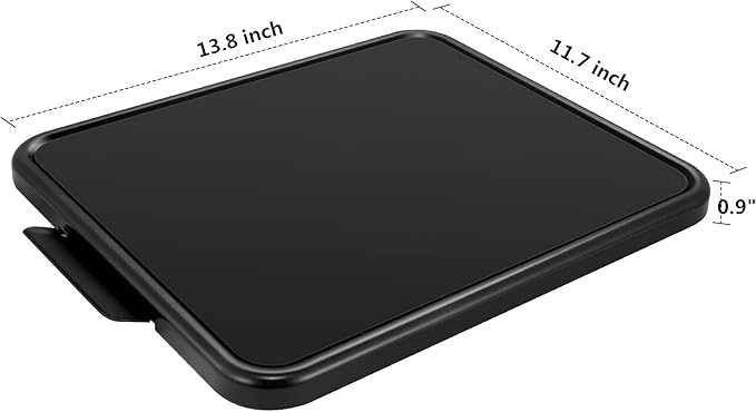Kitchen Appliance Sliding Tray,Coffee Maker Rolling Tray Sliding Tray for Kitchenaid Mixer Under Cabinet Appliance Organizer Toaster Blender Air Fryer Storage Moving Slider (Steel, 11.7" Wx 13.8"D)