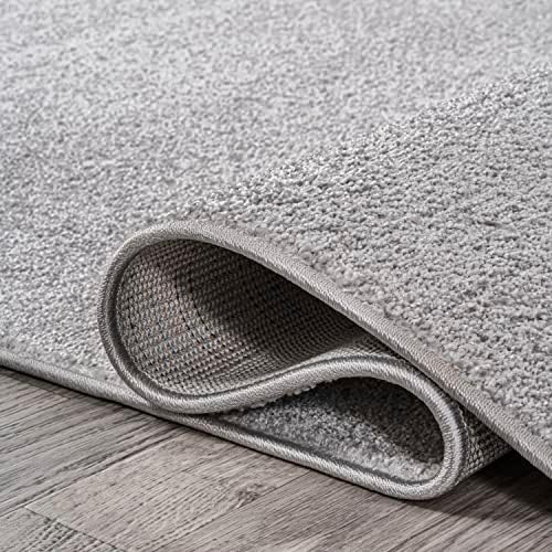 JONATHAN Y Haze Solid Low-Pile Light Gray Runner Rug 2x14, Coastal,Bohemian,Minimalist,Classic, Easy-Cleaning for Living Room,Bedroom,Kitchen,Pet Friendly,Non-Shedding (SEU100K-214) - Image 3