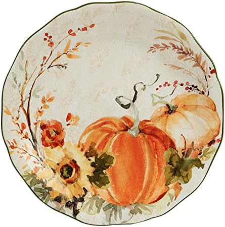 Certified International Harvest Morning 11" Dinner Plates, Multicolor, Large, Set of 4 (Pack of 3) - Image 2