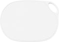Li&Zhao Plastic Cutting Boards for Kitchen - Chopping Board Small Cutting Board for Meat Cutting Mats for Kitchen Cooking(White)