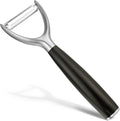 Premium Y Type 304 Stainless Steel Multifunctional Kitchen Peeler Real Wood Handle Ultra Sharp Blade Vegetable Potato Apple（Agarwood）