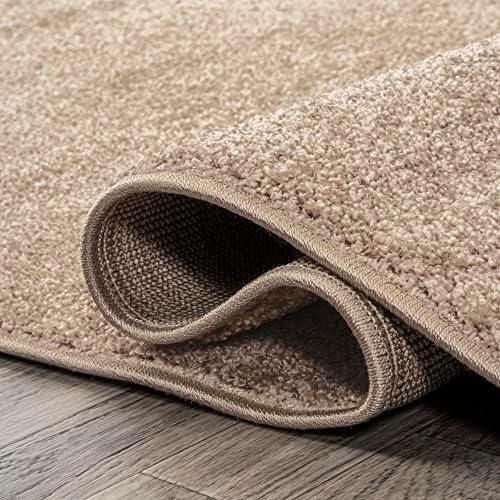 JONATHAN Y Haze Solid Low-Pile Beige Runner Rug 2x8, Coastal,Bohemian,Minimalist,Classic, Easy-Cleaning for Living Room,Bedroom,Kitchen,Pet Friendly,Non-Shedding (SEU100G-28) - Image 3