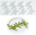 Hollow Leaf Silicone Mold Chocolate Candy 3D Hollow Leaf Candy Mold Food Cooking Meals Decorations Fondant Mold Polymer Clay Molds (Leaf N_8.76x3.72x0.12inch)