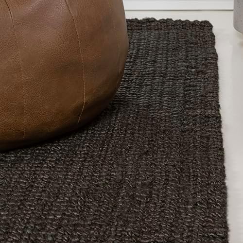 JONATHAN Y Pata Hand Woven Chunky Jute Brown Runner Rug, 2x8, Bohemian, Rustic, Cottage, Easy-Cleaning for Living Room, Bedroom, Kitchen, Non-Shedding (NRF102G-28) - Image 5